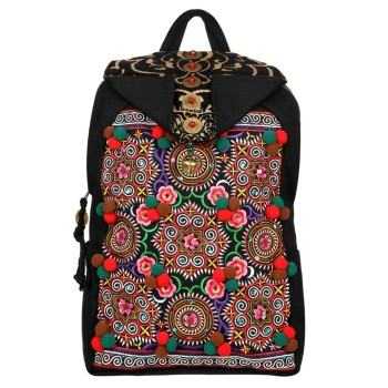 Handcrafted Miao Hmong Ethnic Backpack Bag Chinese Embroidered Bag