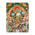 Mooras Green Tara Blessing | Tibetan Thangka Metal Sign