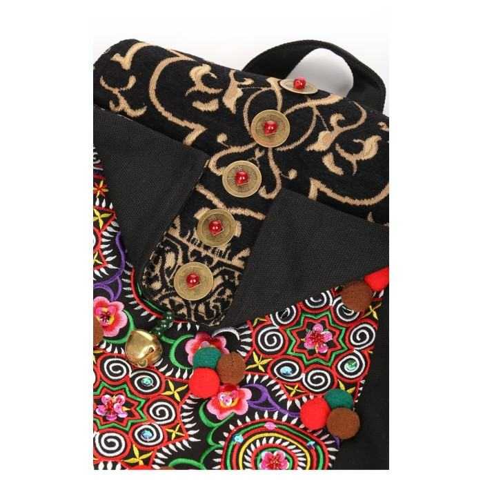 Handcrafted Miao Hmong Ethnic Backpack Bag Chinese Embroidered Bag