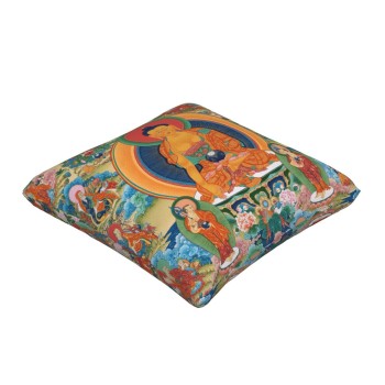 Mooras Tibetan Thangka Thousand Buddha Cushion Cover