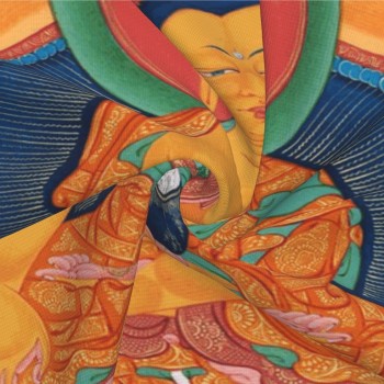 Mooras Tibetan Thangka Thousand Buddha Cushion Cover