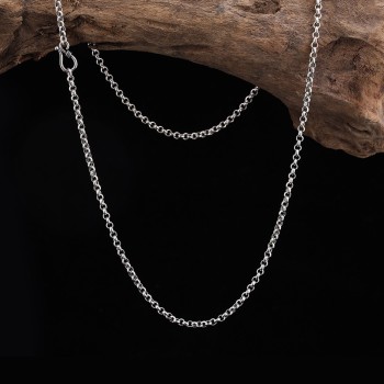 Zakiram (Zha Ji La Mu) Sterling Silver Tibetan Buddhist Pendant Necklace