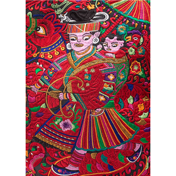 Miao Le - Handcrafted Vintage EthnicTote Bag Embroidery Package Canvas Bag