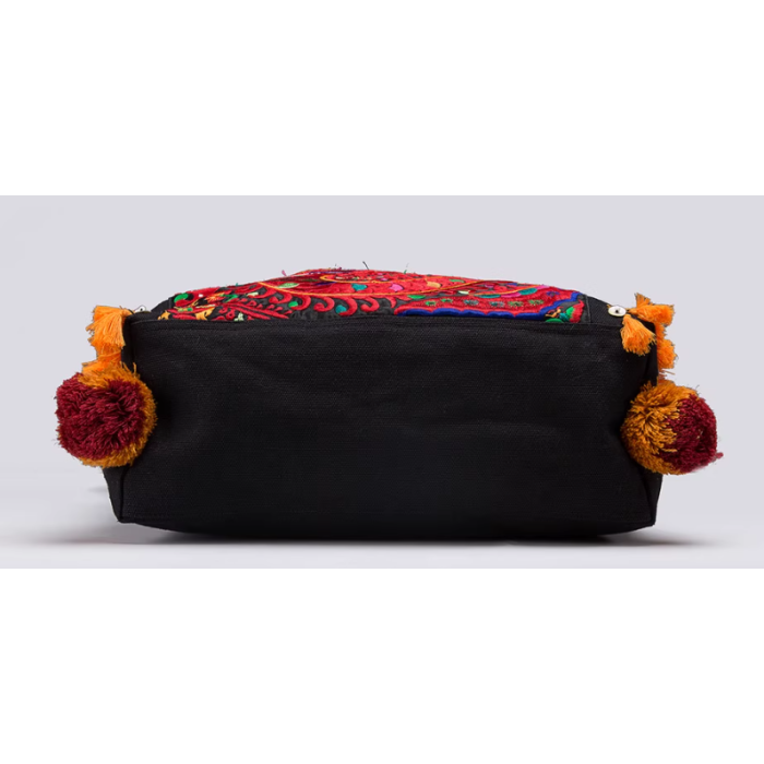 Miao Le - Handcrafted Vintage EthnicTote Bag Embroidery Package Canvas Bag