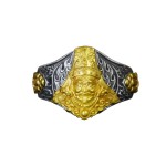 Boutique Ethnic Handcrafted Sterling Silver Tibetan Buddhist Zakiram Ring