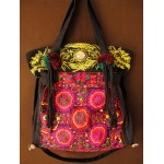 Lian Xiu - Handcrafted Vintage Ethnic Tote Bag Embroidery Canvas Bag