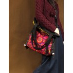 Lian Xiu - Handcrafted Vintage Ethnic Tote Bag Embroidery Canvas Bag