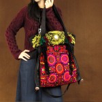 Lian Xiu - Handcrafted Vintage Ethnic Tote Bag Embroidery Canvas Bag
