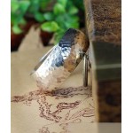 Ethnic Handcrafted Hammered Texture Sterling Silver Bracelet