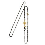 Boutigue Vintage Handcarved vajra Chain Sterling Silver Necklace