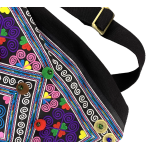Blue Stars - Handcrafted Vintage Ethnic Tote Bag Embroidery Canvas Bag