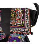 Blue Stars - Handcrafted Vintage Ethnic Tote Bag Embroidery Canvas Bag