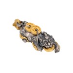 Handmade Tibetan Buddhist Wealth Pi Xiu Silver Pendant Amulet