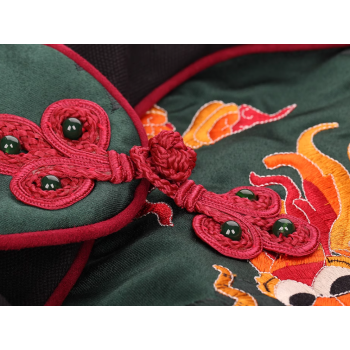 Orient Dragon - Handcrafted Vintage Ethnic Backpack Chinese Embroidered Bag