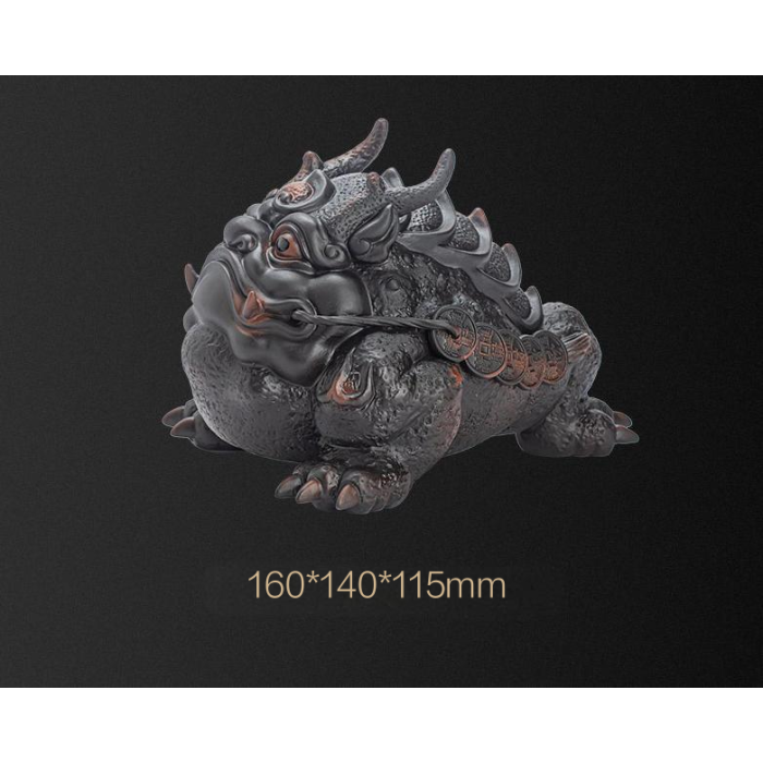 Mooras Hand-carved Fortune Tea Pet Tyrannosaurus Toad