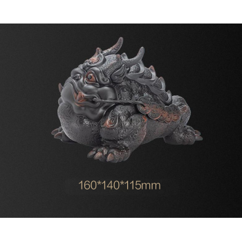 Mooras Hand-carved Fortune Tea Pet Tyrannosaurus Toad