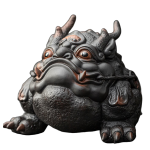 Mooras Hand-carved Fortune Tea Pet Tyrannosaurus Toad
