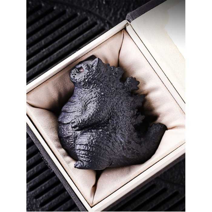 Mooras Hand-carved Color-changing Meowzilla Tea Pet