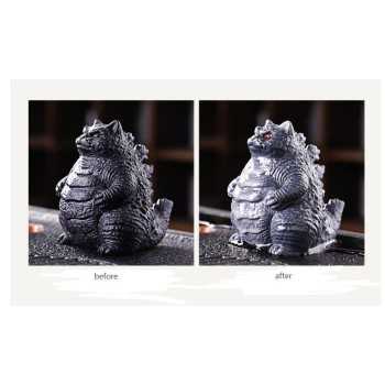 Mooras Hand-carved Color-changing Meowzilla Tea Pet