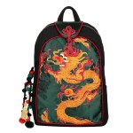 Orient Dragon - Handcrafted Vintage Ethnic Backpack Chinese Embroidered Bag