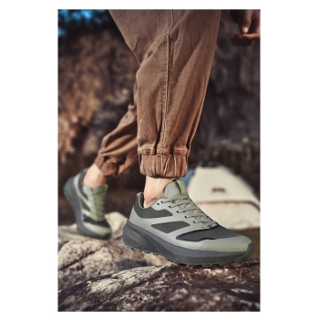 Outdoor Casual Shoes Walking Shoes Breathable Waterproof Anti-slip Lightweight Running Shoes Green