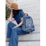 Owl - Hand-painted Ethnic Backpack