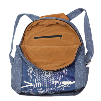 Owl - Hand-painted Ethnic Backpack