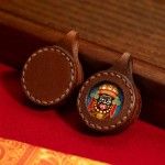 Zakiram | Hand-painted 3D Buddha Tibetan Thangka Pendant