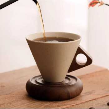 New Chinese–Style Handmade Funnel Coffee Cup 250ml