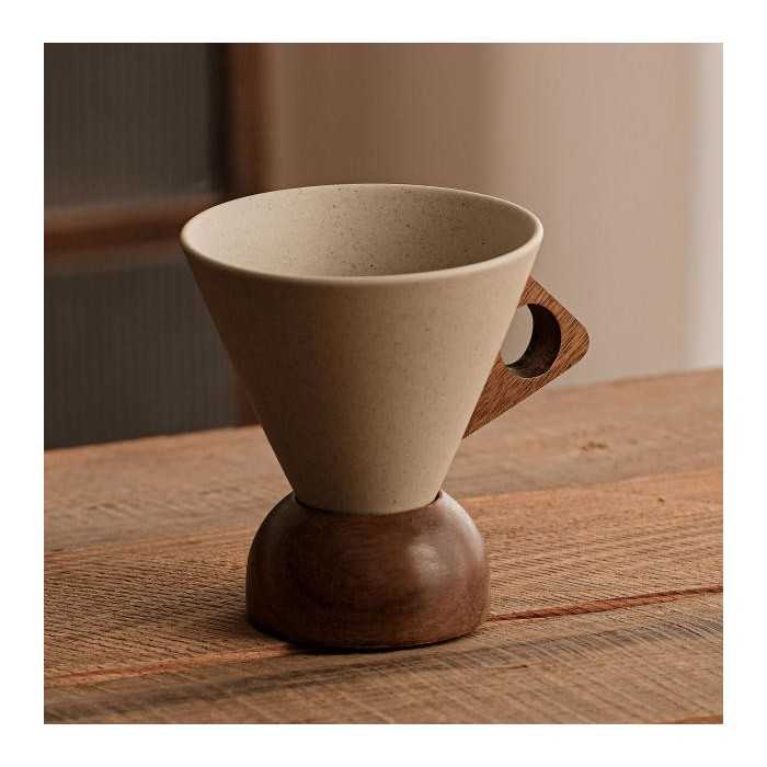 New Chinese–Style Handmade Funnel Coffee Cup 250ml