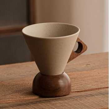 New Chinese–Style Handmade Funnel Coffee Cup 250ml