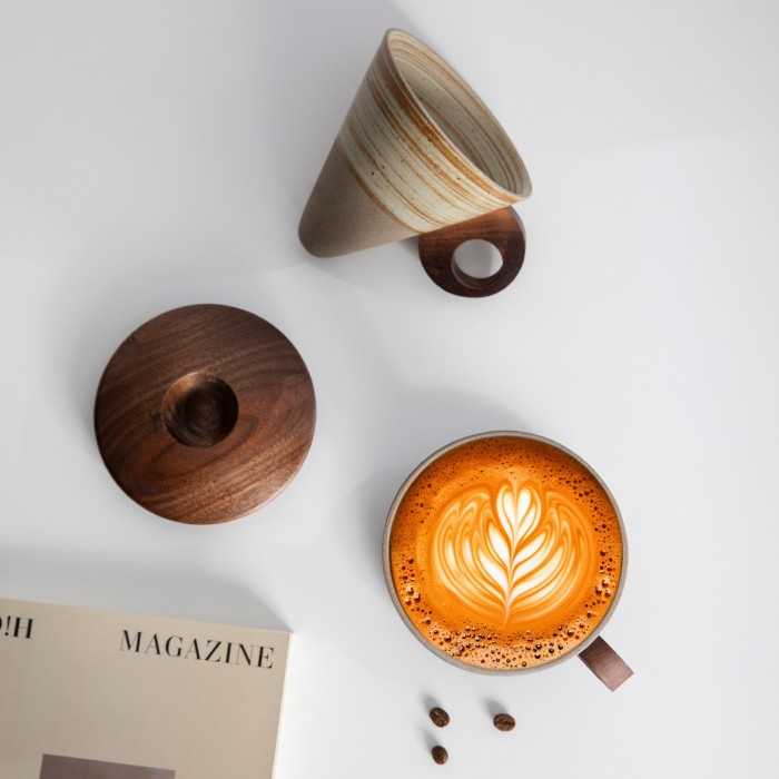 Designer New Chinese–Style Handmade Funnel Coffee Cup 200ml