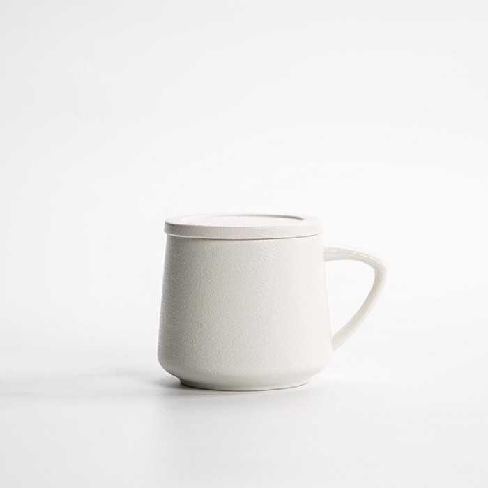 Simple Handmade Mug Ceramic Coffee Cup 420ml with FU Gift Box