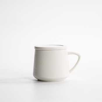 Simple Handmade Mug Ceramic Coffee Cup 420ml with FU Gift Box
