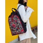 Peony - Handcrafted Vintage Ethnic Backpack Floral Embroidered Bag