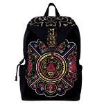 Mooras Handcrafted Vintage Ethnic Backpack Vine Embroidered Bag