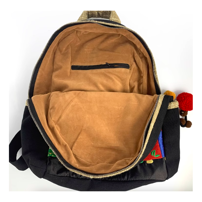 Mooras Handcrafted Vintage Ethnic Backpack Embroidered Bag Elephant