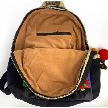 Mooras Handcrafted Vintage Ethnic Backpack Embroidered Bag Elephant