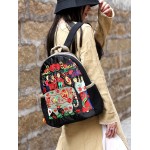 Mooras Handcrafted Vintage Ethnic Backpack Embroidered Bag Elephant