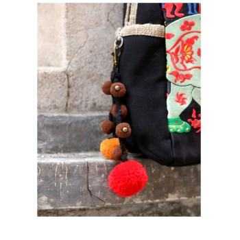 Mooras Handcrafted Vintage Ethnic Backpack Embroidered Bag Elephant