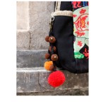 Mooras Handcrafted Vintage Ethnic Backpack Embroidered Bag Elephant