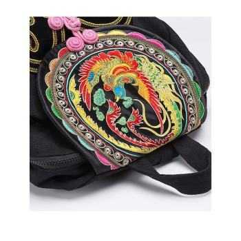Mooras Handcrafted Vintage Ethnic Backpack Bee Embroidered Bag