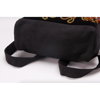 Mooras Handcrafted Vintage Ethnic Backpack Bee Embroidered Bag
