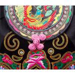 Mooras Handcrafted Vintage Ethnic Backpack Bee Embroidered Bag