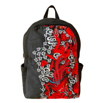 Mooras Handcrafted Vintage Ethnic Backpack Embroidered Bag - Phoenix & Dragon