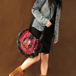 Mooras Handcrafted Vintage Ethnic Crossbody Bag Embroidered Bag - Lucky bird