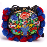 Mooras Handcrafted Ethnic Crossbody Bag Embroidered Bag - Lucky floral
