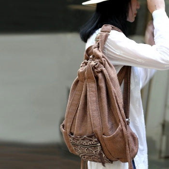 Mooras Handcrafted Vintage Ethnic Backpack Shoulder Bag