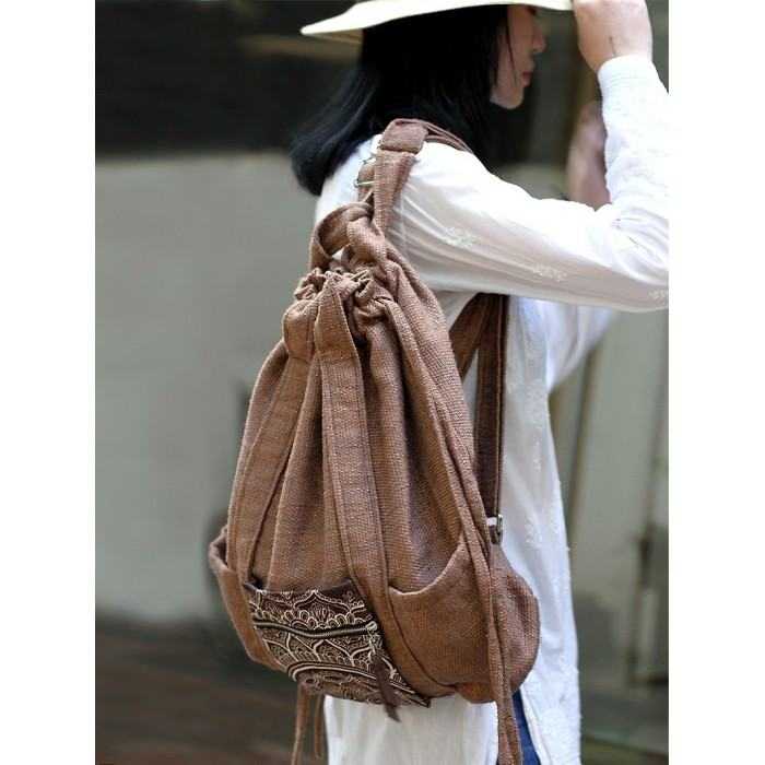 Mooras Handcrafted Vintage Ethnic Backpack Shoulder Bag