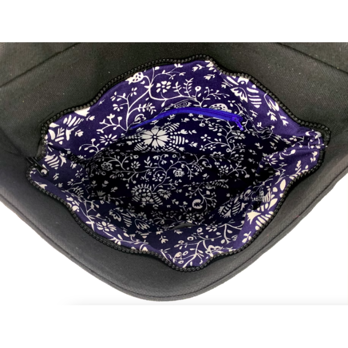 Mooras Handcrafted Vintage Ethnic Embroidered Tote Bag - Floral